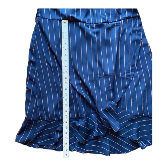 City Chic Blue Striped Dress - Picture 6 of 11